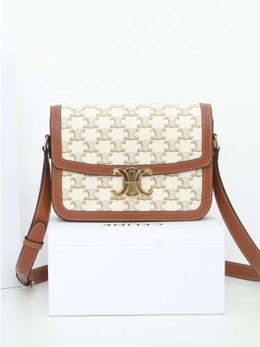 CELINE-트리오페 캠버스 숄더백-51