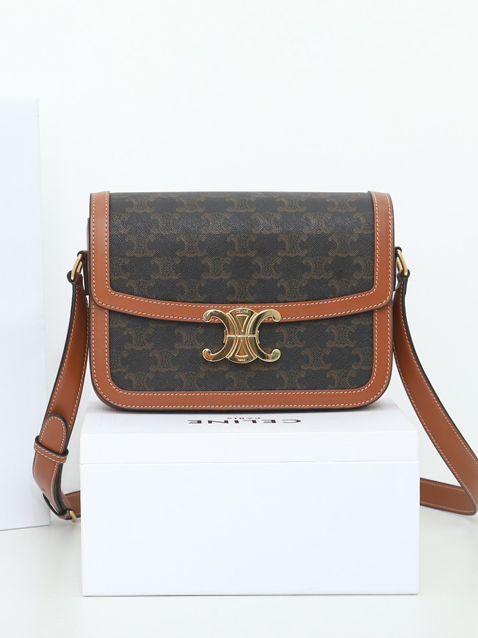 CELINE-트리오페 캠버스 숄더백-52