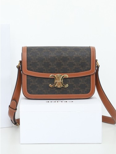 CELINE-트리오페 캠버스 숄더백-52