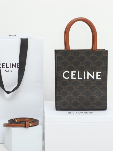 CELINE-트리오페 버티컬 카바스백 미니-54