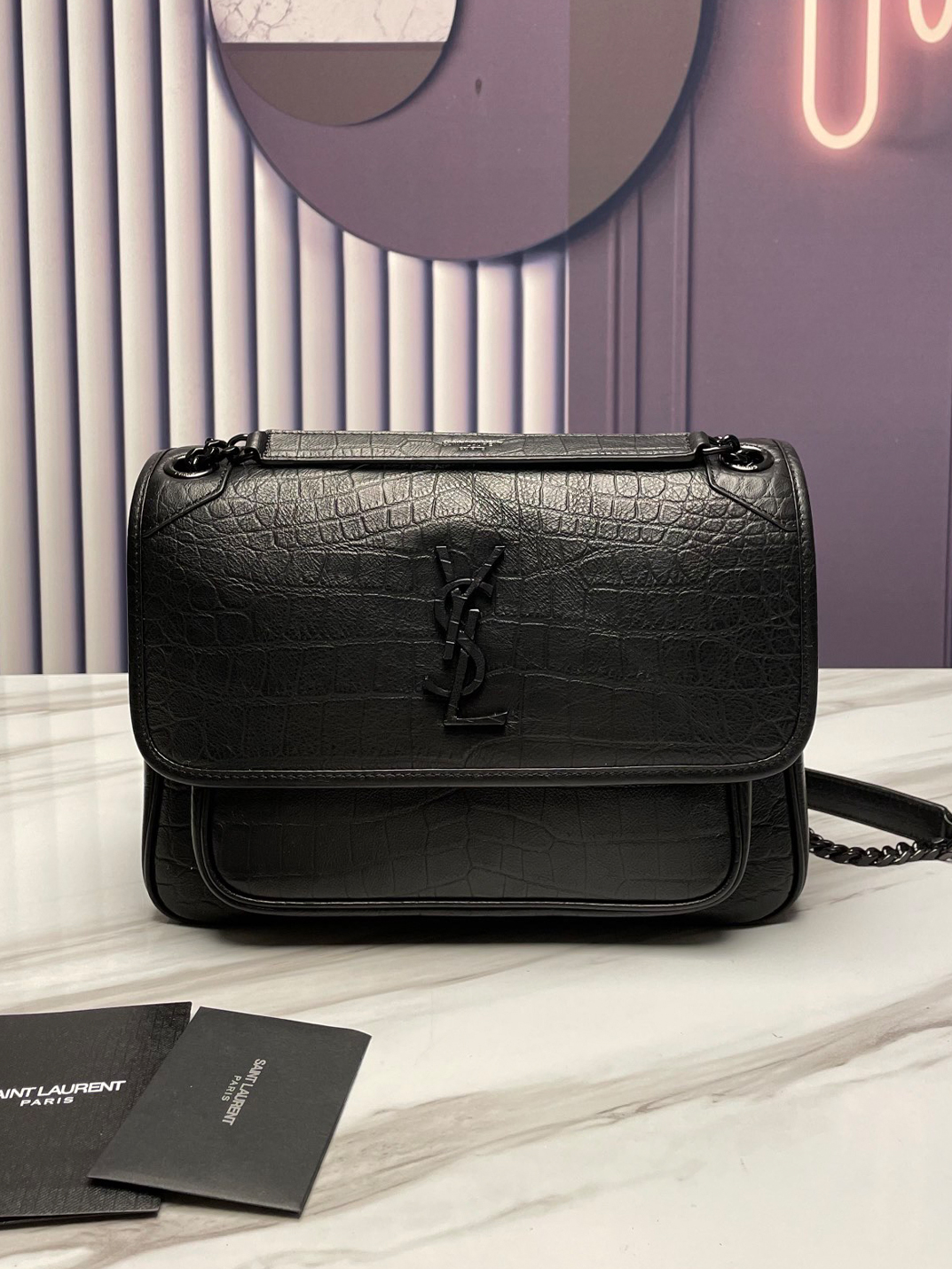 YSL-니키 미디엄 숄더백-6