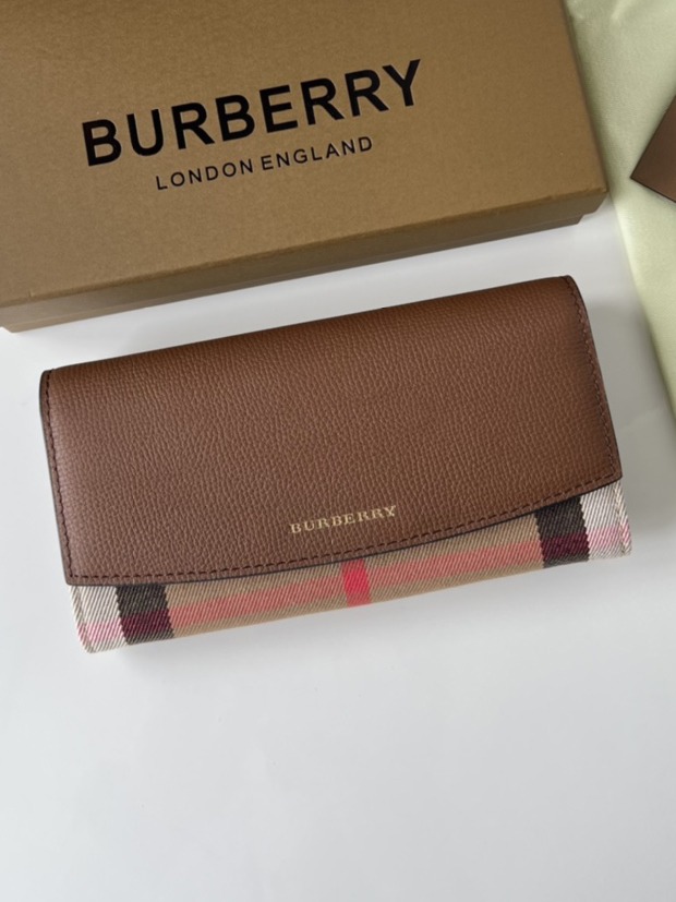 BB-하우스 체크 루나 장지갑-143