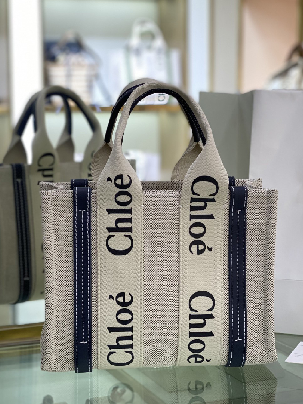 CHLOE-카버스 우디백 스몰-2