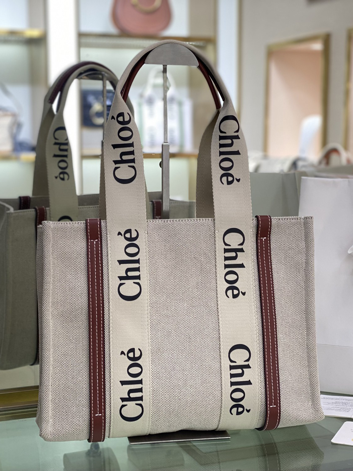 CHLOE-카버스 우디백 미디엄-3