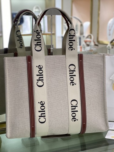 CHLOE-카버스 우디백 라지-5