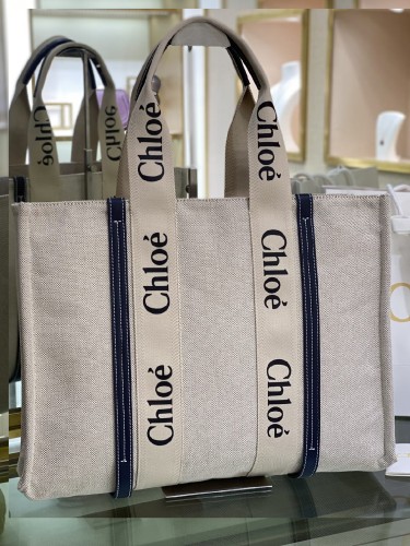 CHLOE-카버스 우디백 라지-6