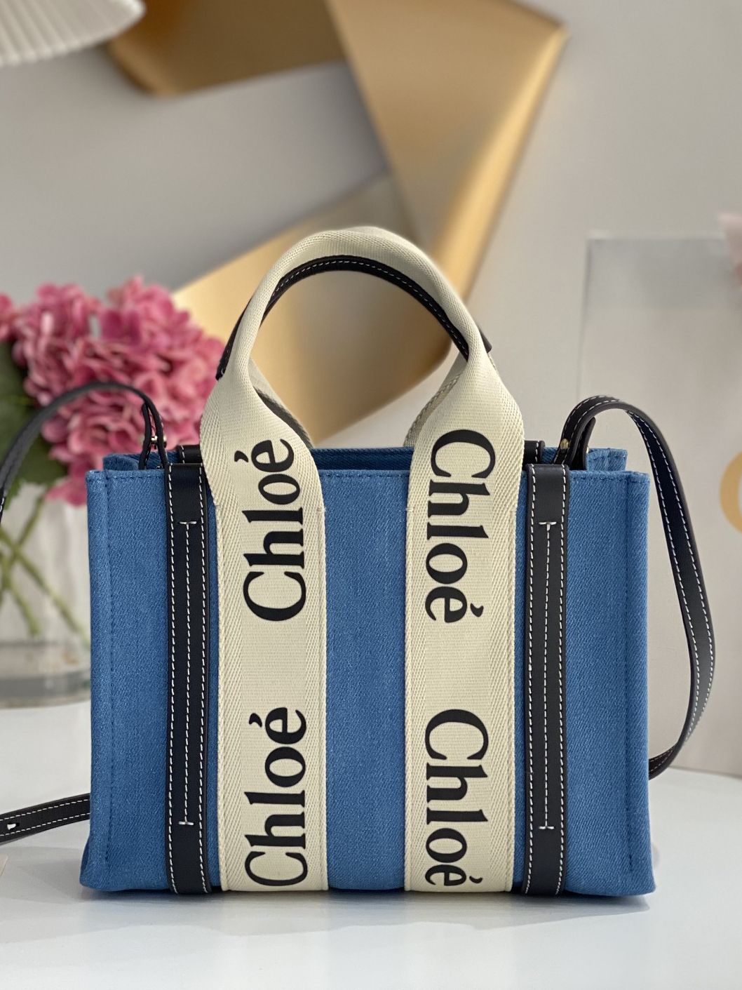 CHLOE-카버스 우디백 스몰-8