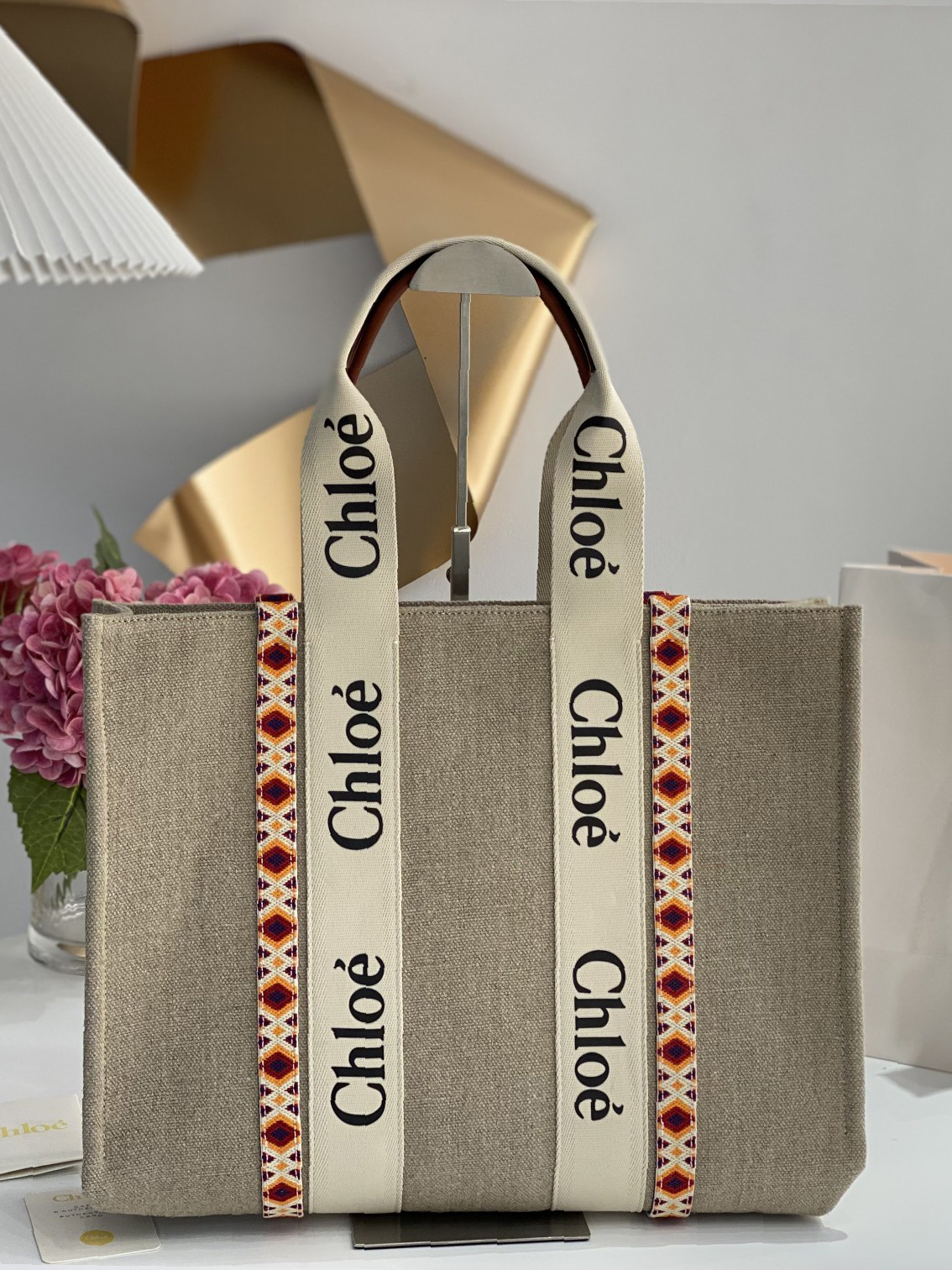 CHLOE-카버스 우디백 라지-13