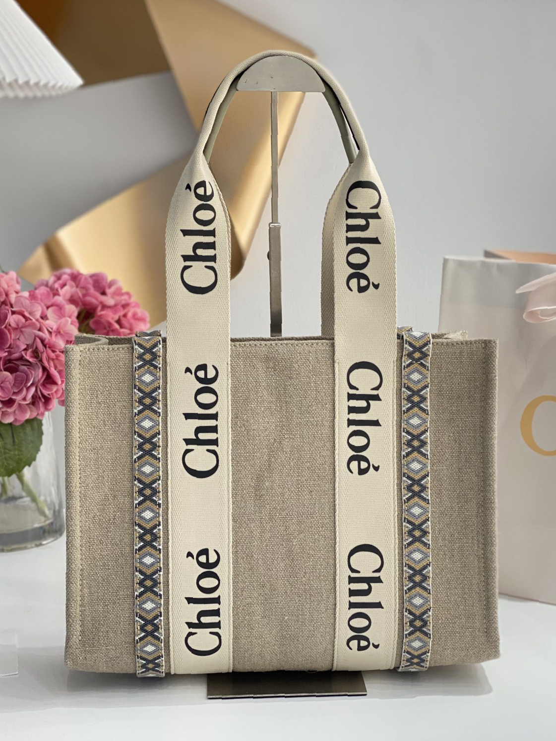 CHLOE-카버스 우디백 미디엄-15