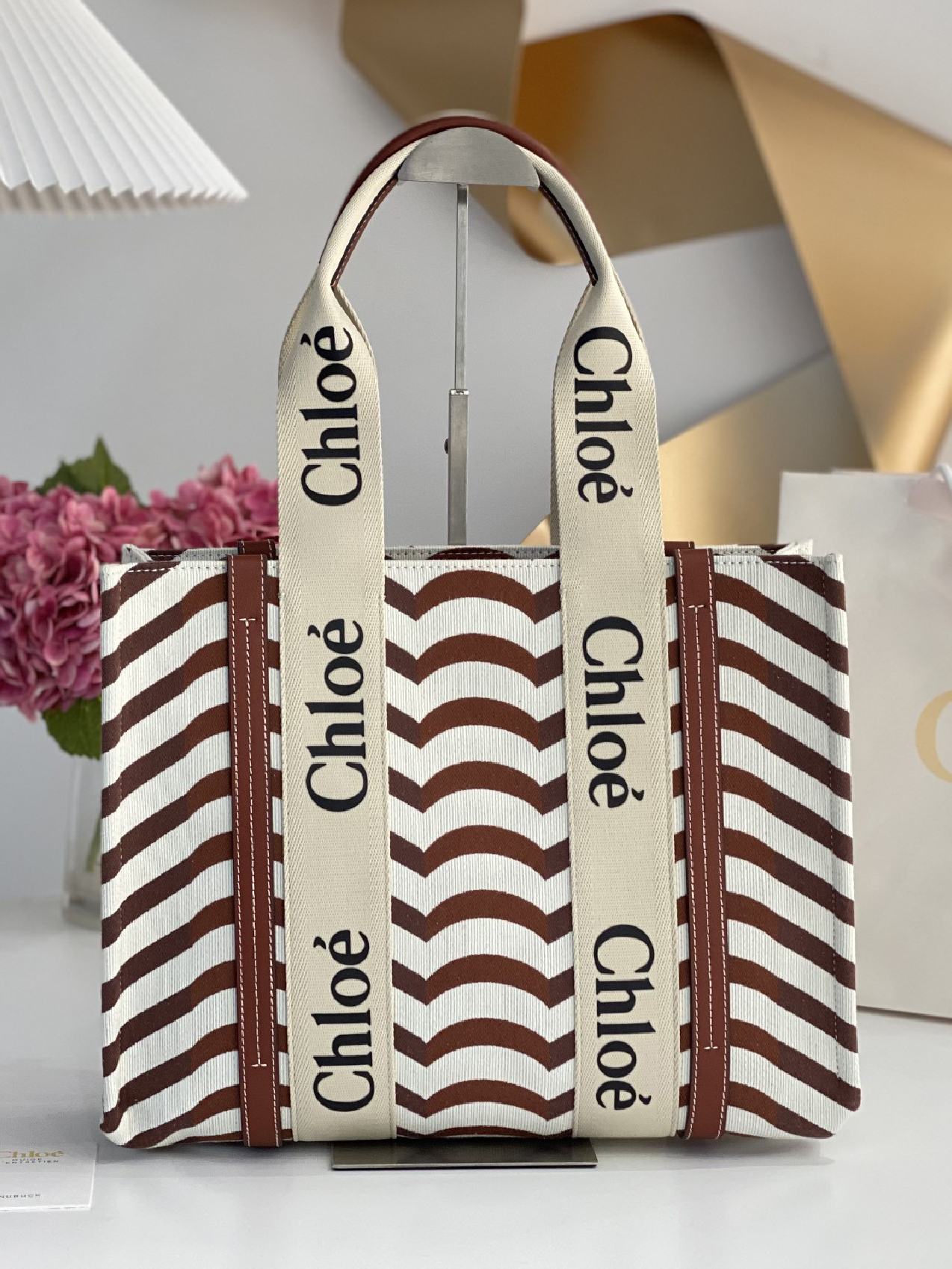 CHLOE-카버스 우디백 미디엄-17