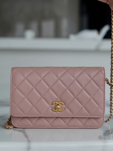 CHANEL-골드볼 WOC 금장-297