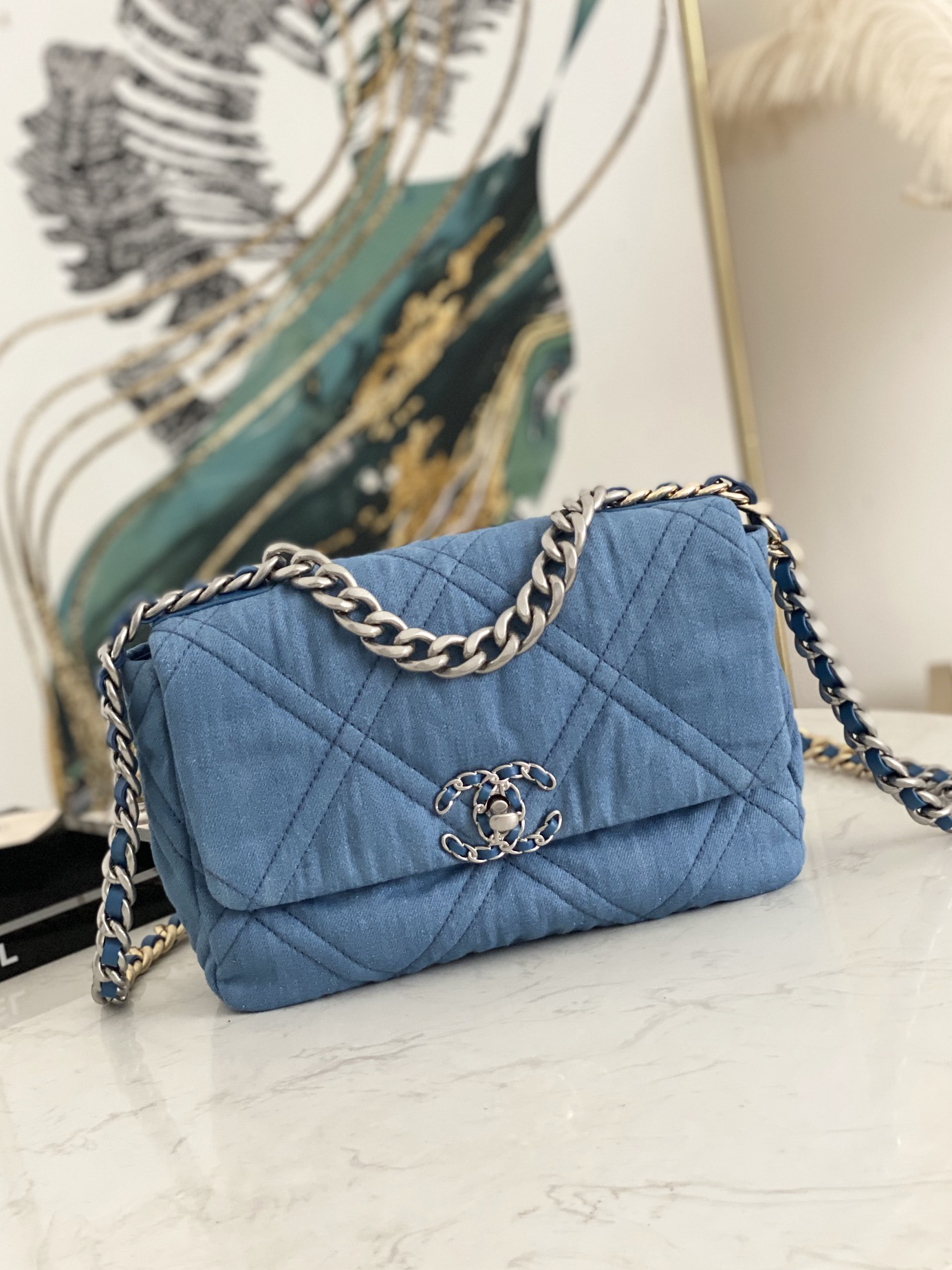 CHANEL-19 백 데님-304