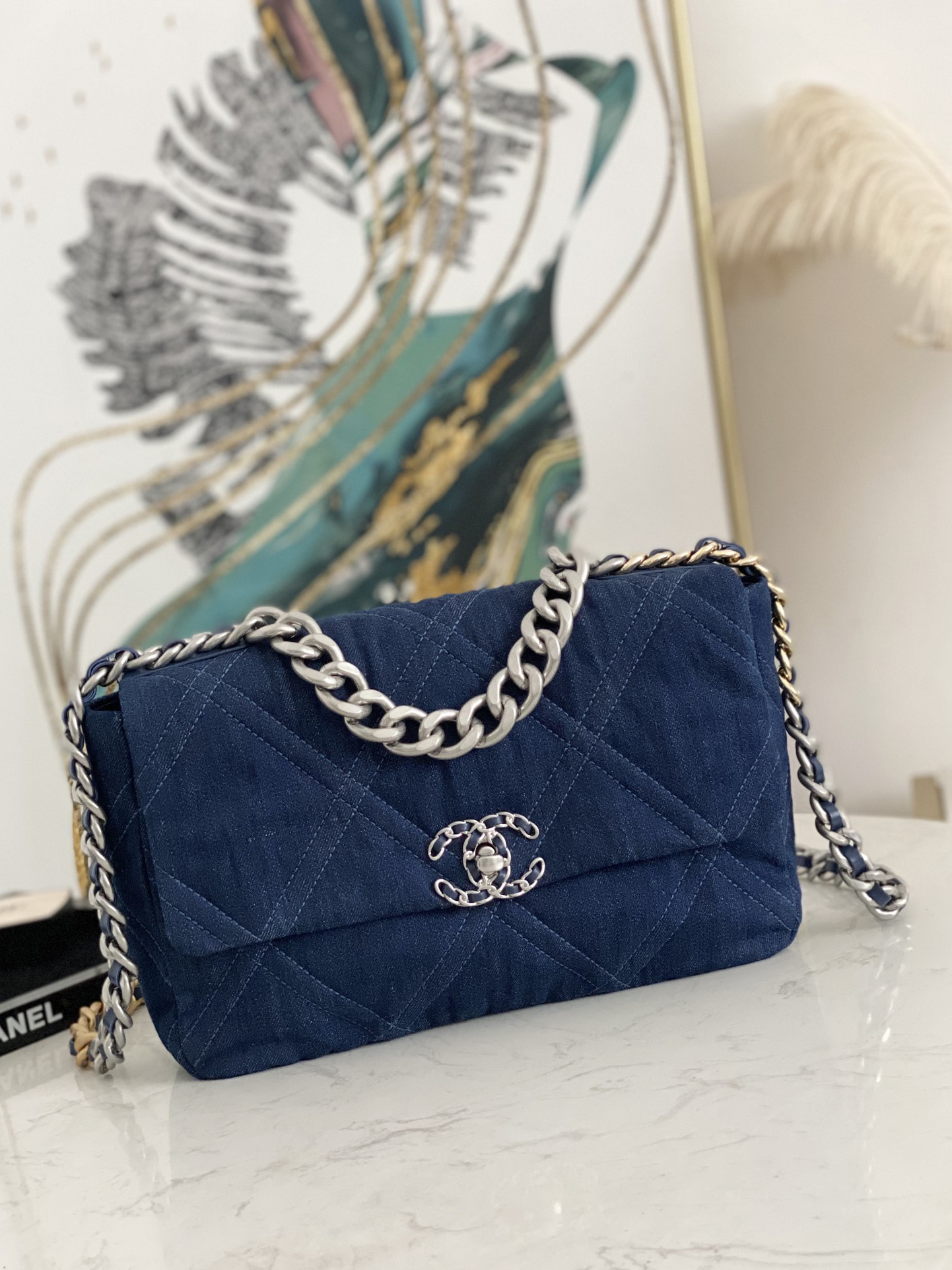 CHANEL-19 백 데님-305