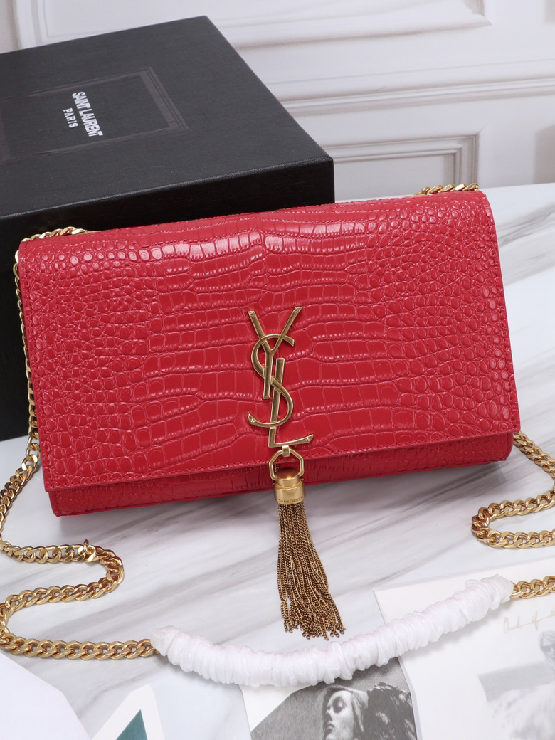 YSL-케이트 태슬 체인 숄더백-24