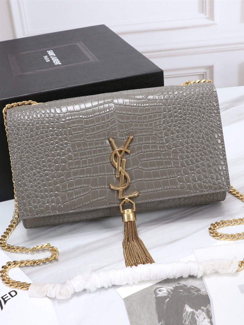 YSL-케이트 태슬 체인 숄더백-25