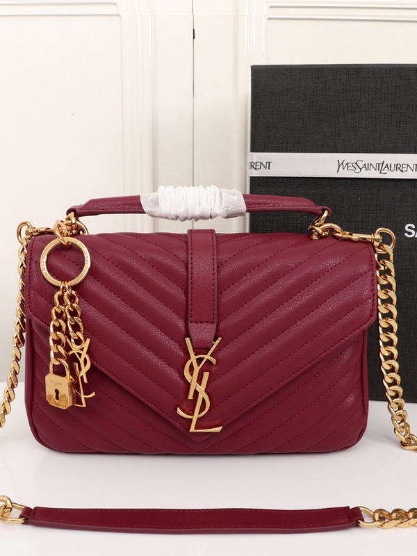 YSL-컬리지 사첼백-43