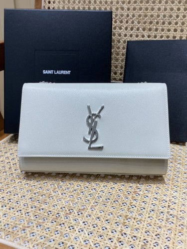 YSL-클래식 모노그램 캐비어 사첼백-115