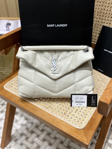 YSL-생로랑 LOULOU 루루 PUFFPER 푸퍼 숄더백 ( 29CM ) 577475-146