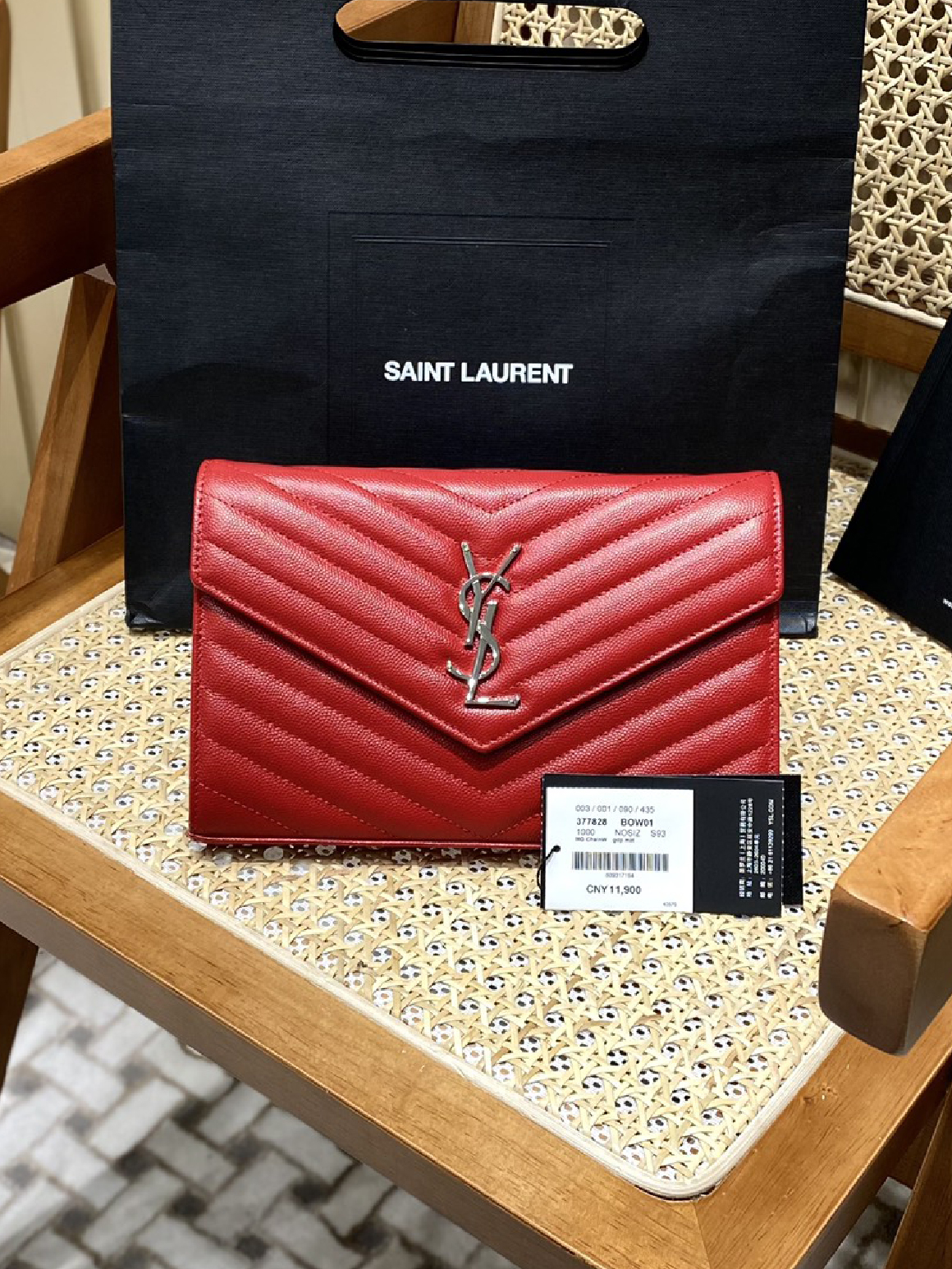 YSL-마틀라세 모노그램 은장-177