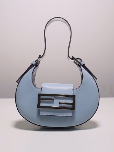 FENDI-쿠키 페일 블루 가죽 미니 백-56