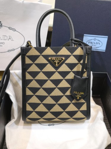 PRADA-심볼 지카드 패브릭 마이크로 백-6