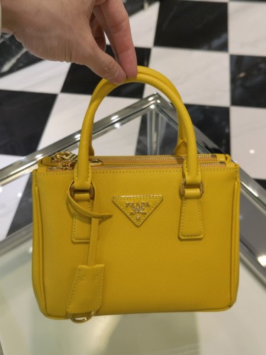 PRADA-더블 사피아노 미니백-34