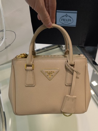 PRADA-더블 사피아노 미니백-35