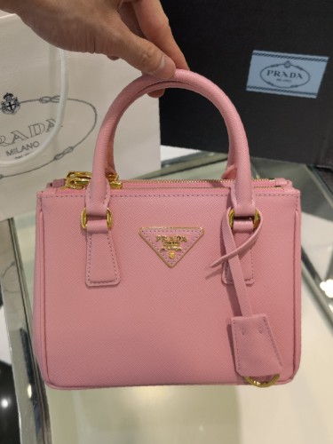 PRADA-더블 사피아노 미니백-36