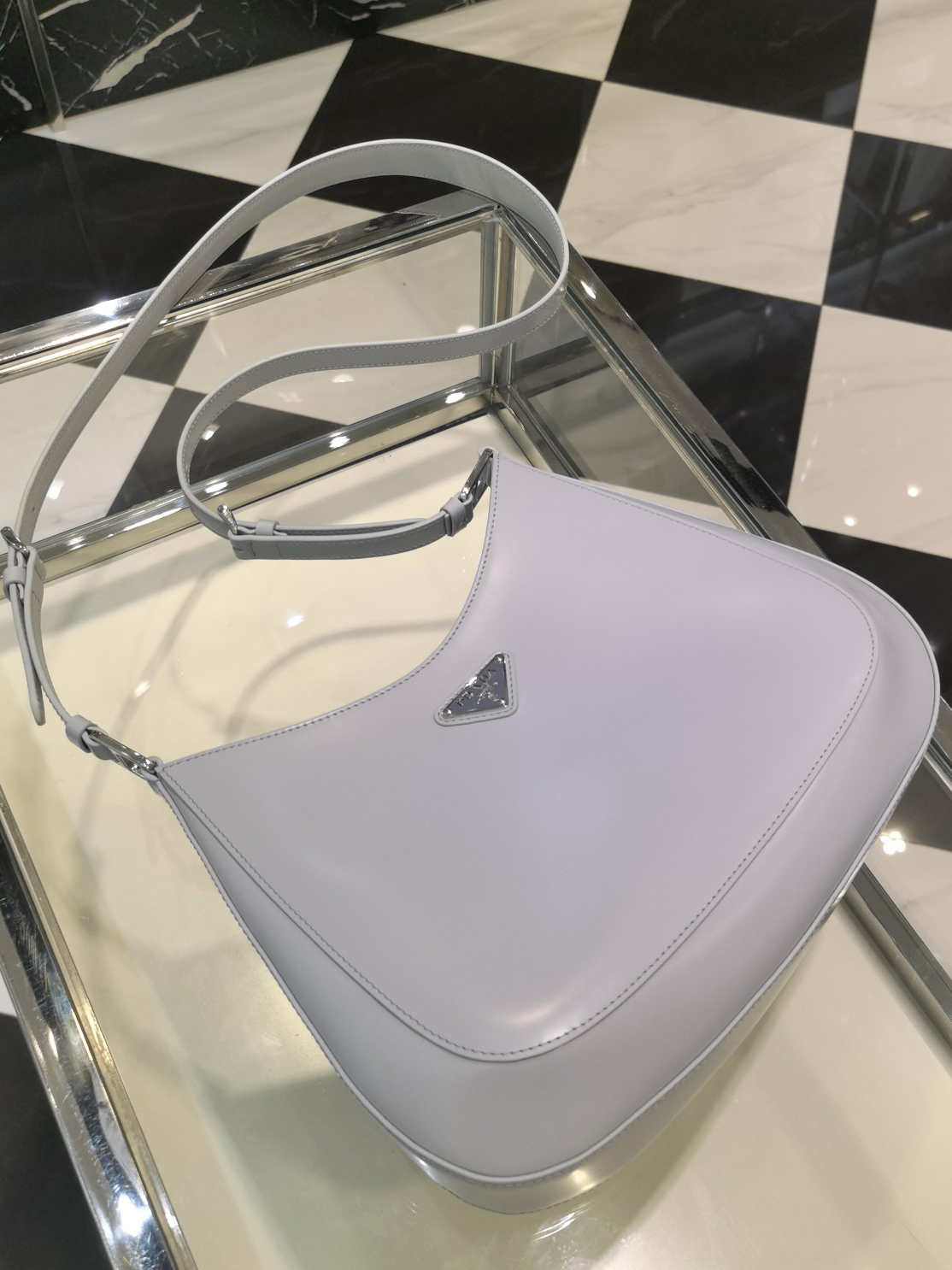 PRADA-클레오 브러시드 숄더백-38