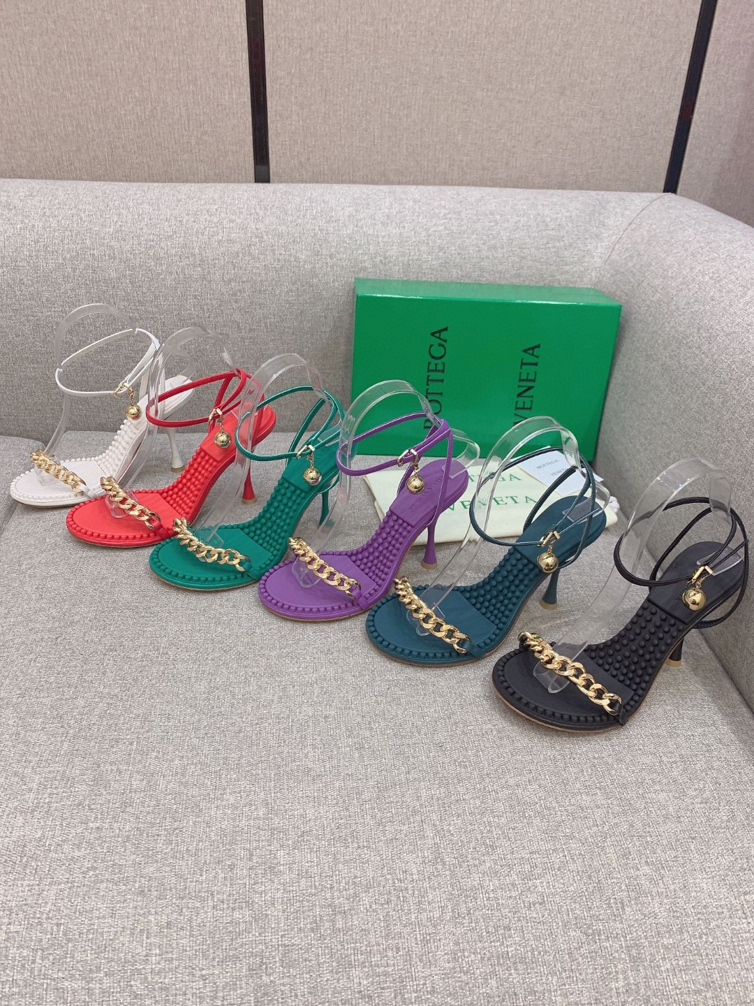 BOTTEGA VENETA-샌들-(굽높이:9CM)