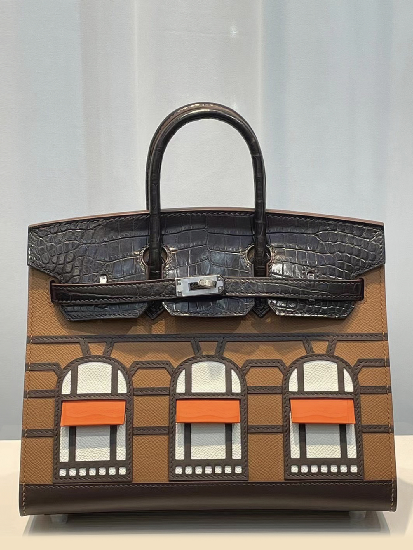 HERMES-Birkin 25 Faubourg-89