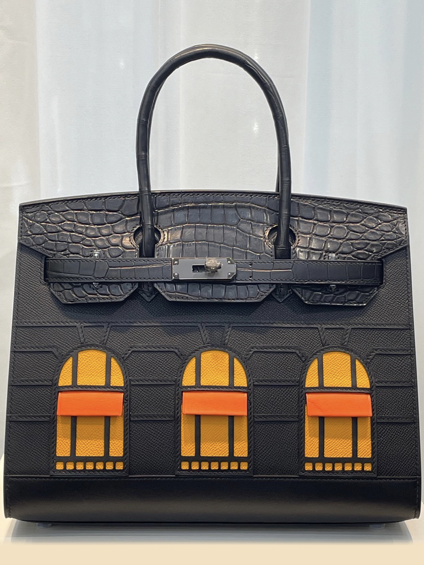 HERMES-Birkin 30 Faubourg-92