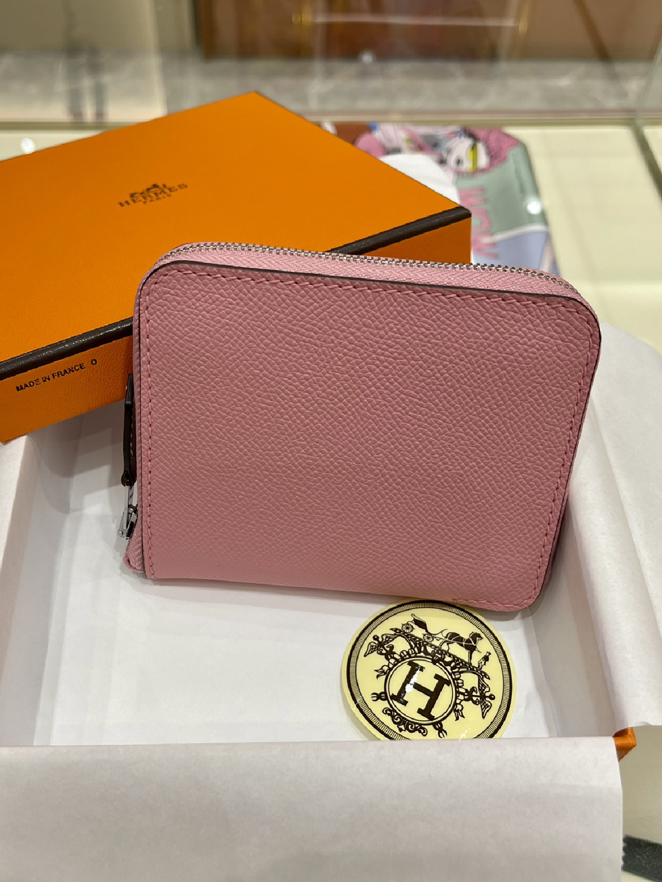 HERMES-실크인 반지갑-94