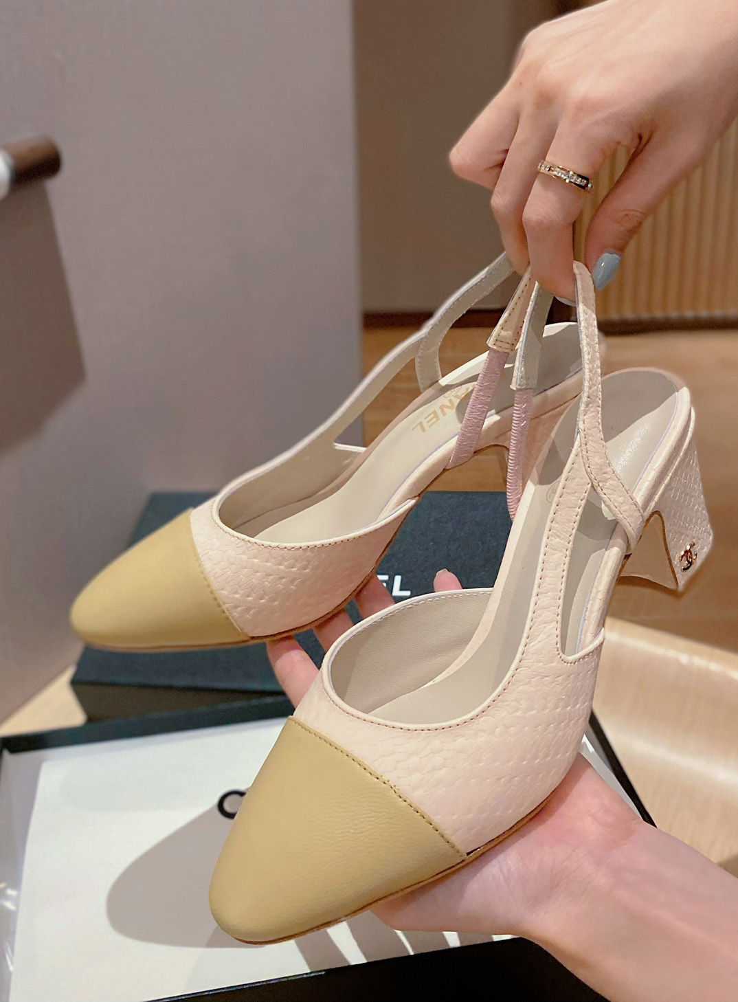 CHANEL-S16 ( 굽높이:6.5cm )