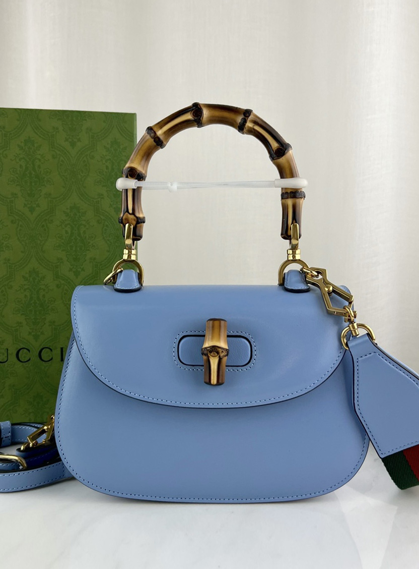 GUCCI-뱀부 탑 핸들백 스몰-B15