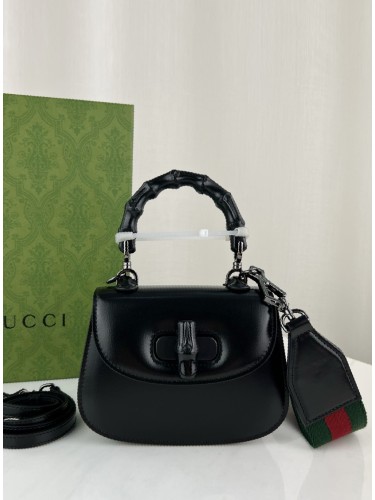 GUCCI-뱀부 탑 핸들백 미니-B16