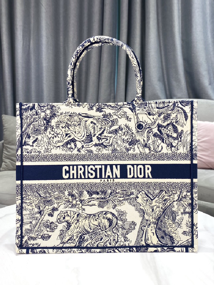 DIOR-오블리크 북 토트백 (41.5cm)-B24