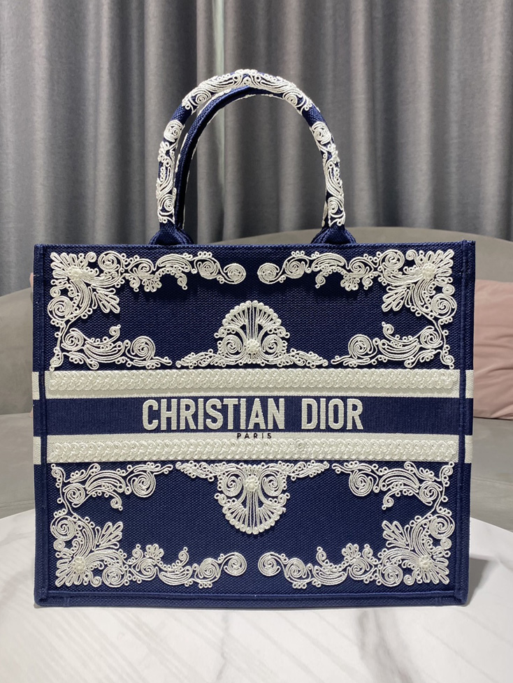 DIOR-오블리크 북 토트백 (41.5cm)-B28