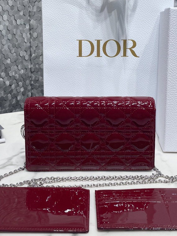 DIOR-레이디 디올 체인 파우치-B37