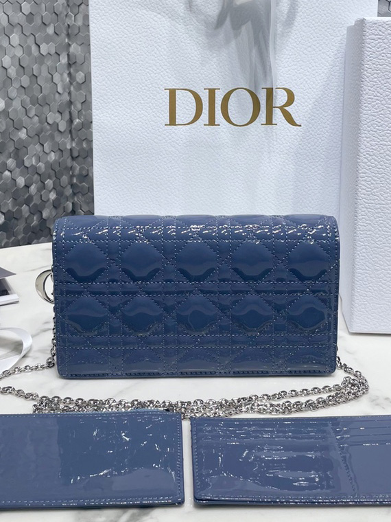 DIOR-레이디 디올 체인 파우치-B38
