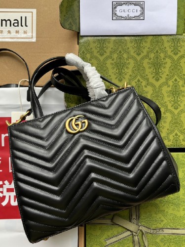 GUCCI-구찌 마몬트 마틀라세 숄더백-B79