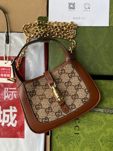 GUCCI-구찌 재키 1961 미니 GG 숄더백-B85