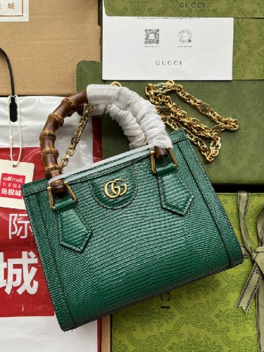 GUCCI-구찌 다이애나 리자드 숄더백 미니-B89