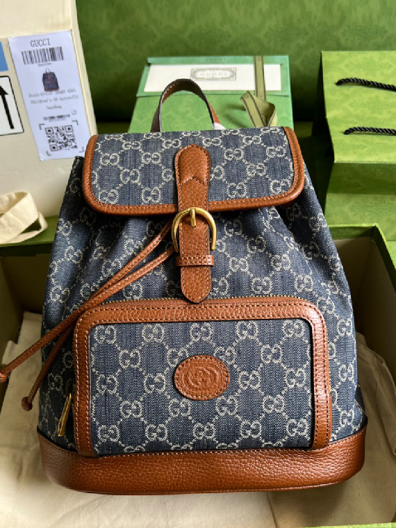 GUCCI-구찌 인터로킹 G 백팩-B93