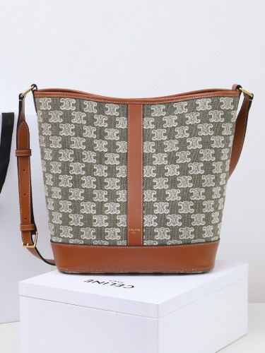 CELINE-셀린느 트리오페 버킷백 미디움-B20