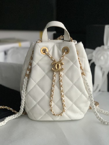 CHANEL-샤넬 탑핸들 체인 버킷백 백팩 미니-B29