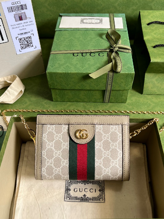 GUCCI-구찌 오피디아 GG 수프림 숄더백 미니-B117