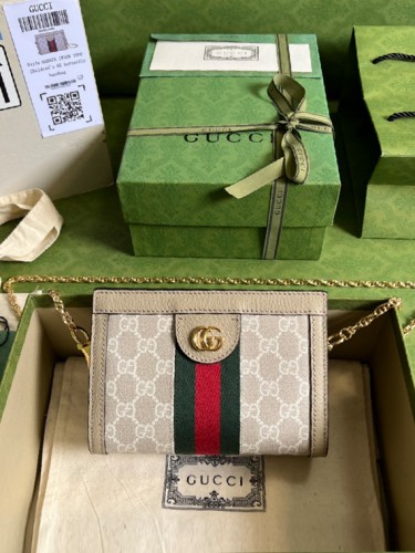 GUCCI-구찌 오피디아 GG 수프림 숄더백 미니-B117