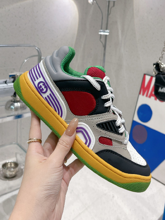 GUCCI-구찌 배스킷 남녀공용 스니커즈-S07