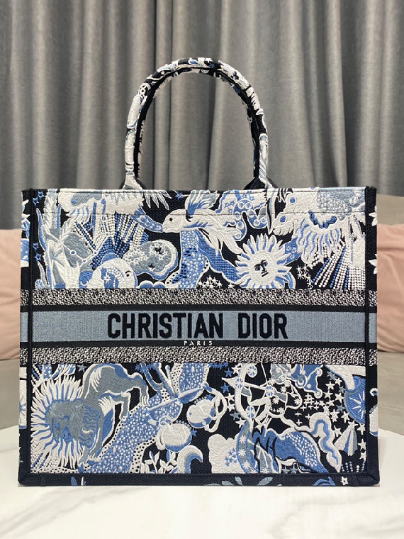 DIOR-오블리크 북 토트백 (41cm)-B77